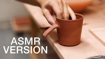 How a Handmade Pottery Cup is Made from Beginning to End — ASMR Version