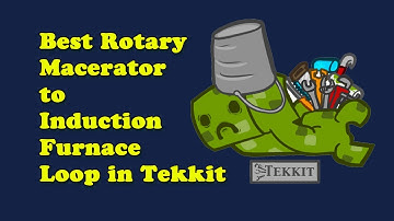 Best Rotary Macerator to Induction Furnace Loop