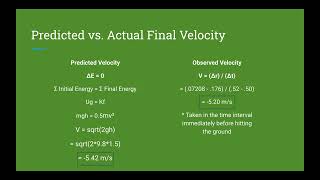 Famous PHYS 2211 Lab #5 Motion of an Object using Energy Profile