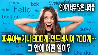 언어가 많은 나라에 산다는 건 어떤 것일까?