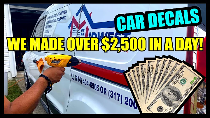 CAR DECALS FOR A LIVING AND THE SECRET FOR SUCCESS!