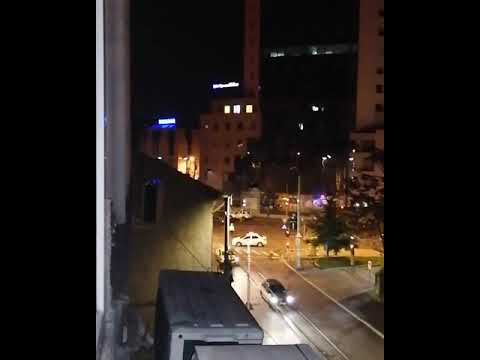 look what i see from my balcony at 4am ,tanks ,war cars,hahaha