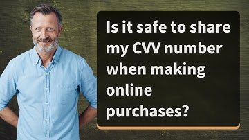 Is it safe to share my CVV number when making online purchases?