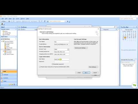 How to set up yahoo mail in microsoft outlook 2007 2010 2013 2016