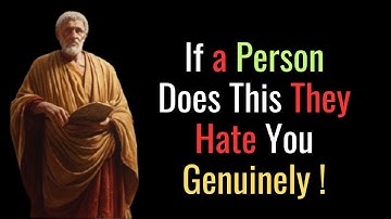 9 SIGNS of REAL Hatred – And Why It’s More Dangerous Than Anger | Stoic Philosophy