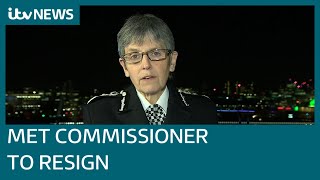Cressida Dick stepping down as Met Police Commissioner as Mayor doubts leadership | ITV News