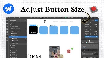 De grootte van een knop in Webflow wijzigen (eenvoudig formaat wijzigen)