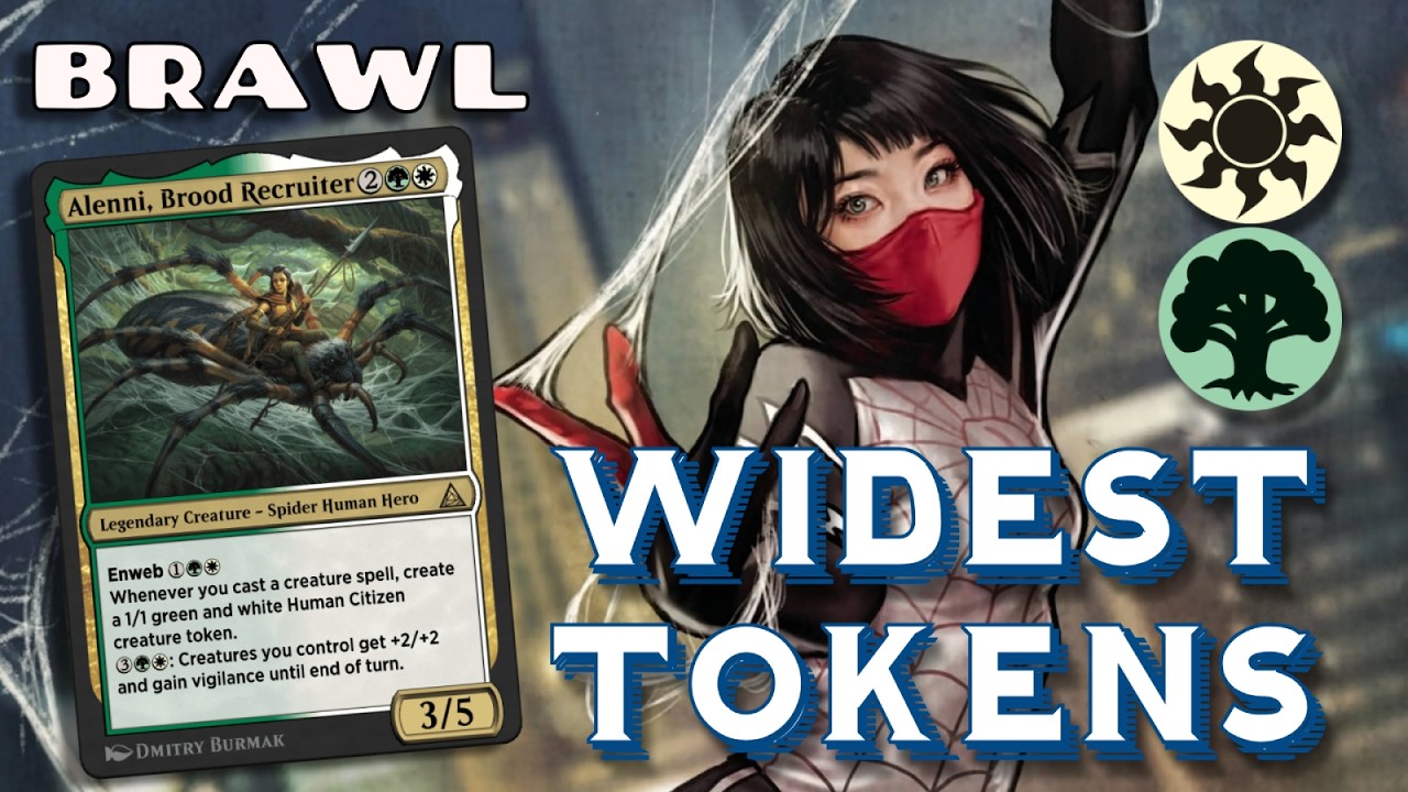 Cast a Creature, Get a Free Token! - Alenni, Brood Recruiter / Silk, Web Weaver - Brawl MTG Arena
