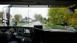POV DRIVE MERCEDES BENZ ACTROS - A nice drive through Veneto -