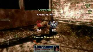 Nuke on Favela(knife only +killstreaks) [HD]