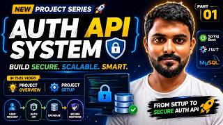 Build Auth API System from Scratch | Project Overview & Setup | Part 01