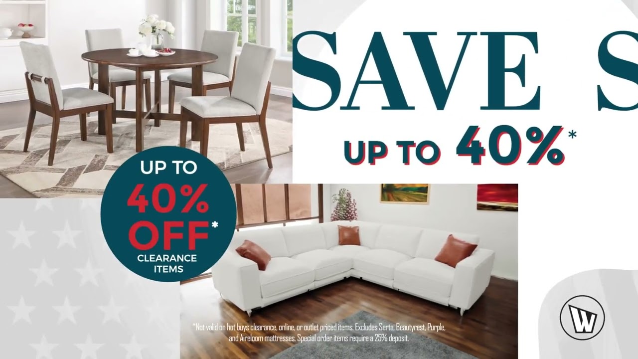 Memorial Day Sit, Sleep & Relax Sale – Up to 40% OFF at Walker’s Furniture!