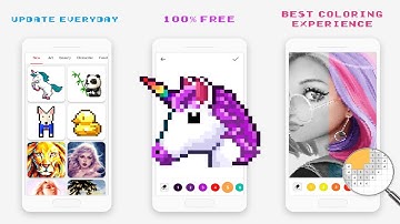 Pixel Art Book - Color by Number Free Games Android Gameplay