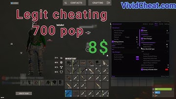How i dominate a 700 pop server with the best rust cheat