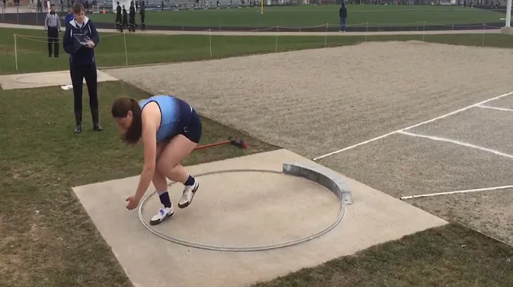 TESS KEYZERS 47'5" Shot Put Breakdown