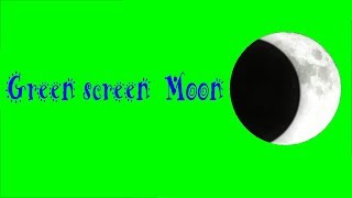 Green Screen Moon Lunar Eclipse