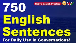 Native English Practice: 750 English Sentences For Daily Use in Conversations! screenshot 5