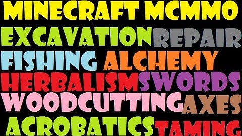 Minecraft - McMMO | HOW TO LEVEL UP FAST ON ALL SKILLS (LIKELY OUTDATED)