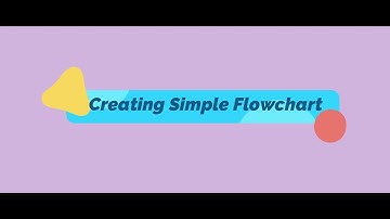 FLOWCHART | Creating Simple Flowchart