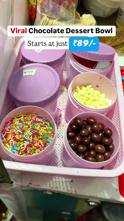 Viral Chocolate Dessert Bowl 😍 #foodshorts #viral
