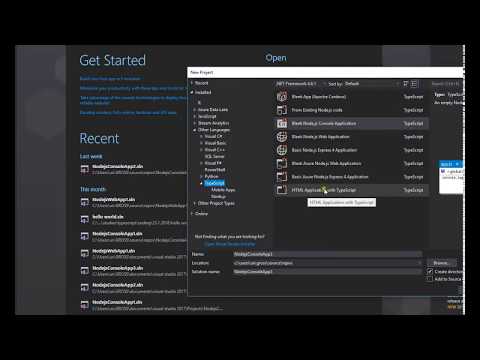 Installing Typscript addon on Visual Studio community 2017