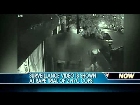 Surveillance Video Shown at Trial of 2 Cops Accuse...