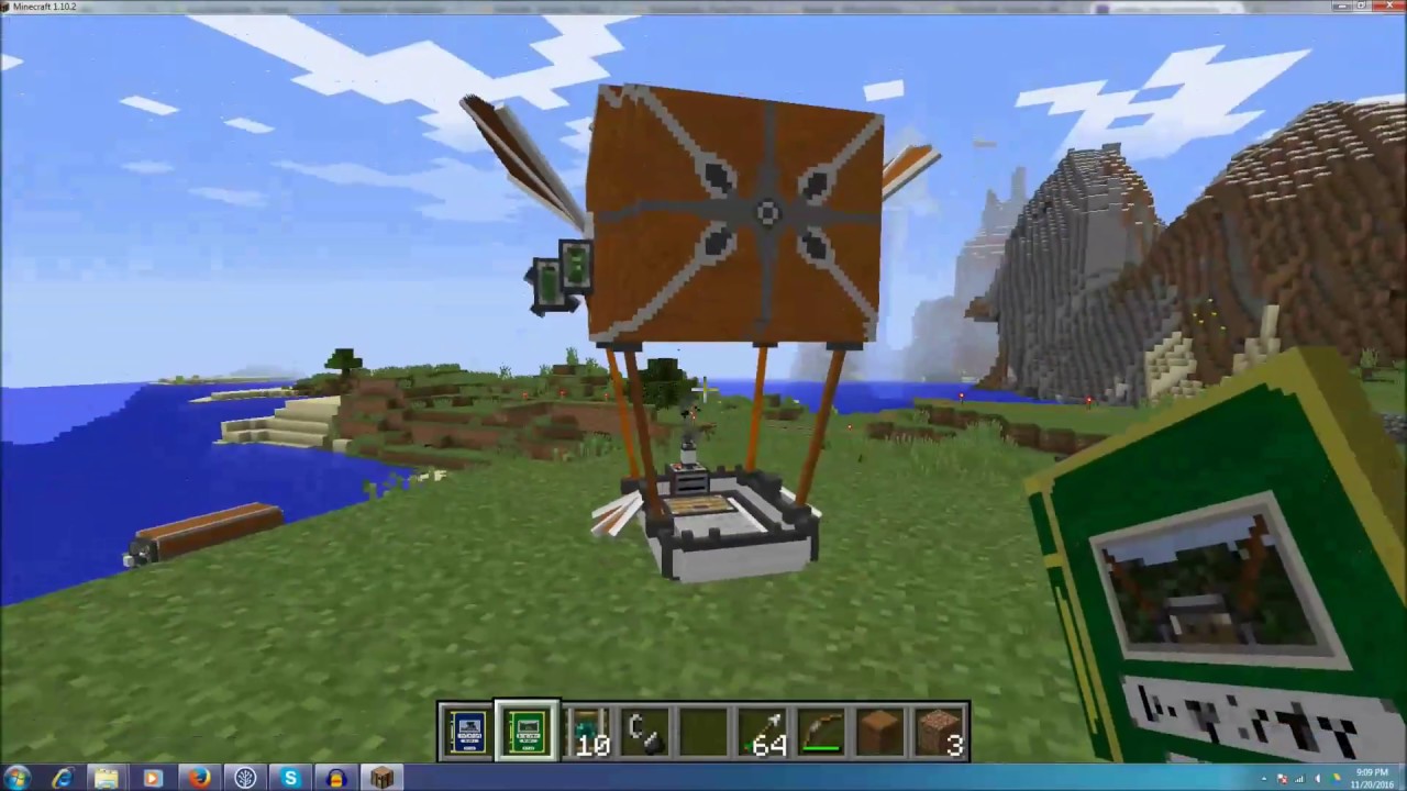 Airships Minecraft 1 10 2 Mods Week 1 Youtube