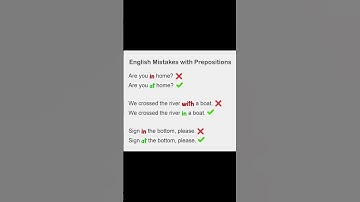 Common English Preposition Mistakes – Are You Making These?