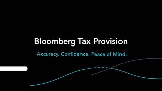 Bloomberg Tax Provision software is powerfully accurate.