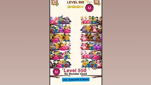 #bird #sort 2 #color #puzzle #level 550 #birdsort #colour #gaming #viral #trending #shorts #solution