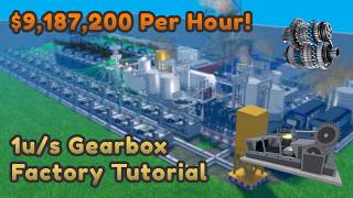 1u/s Gearbox Factory Tutorial | Industrialist Roblox