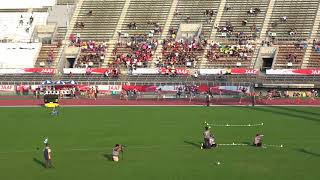 2017愛媛国体 成少女子共4×100mR準決3組 北海道(藤森 臼井 井越 御家瀬)45.60 Hokkaido Pref.1st