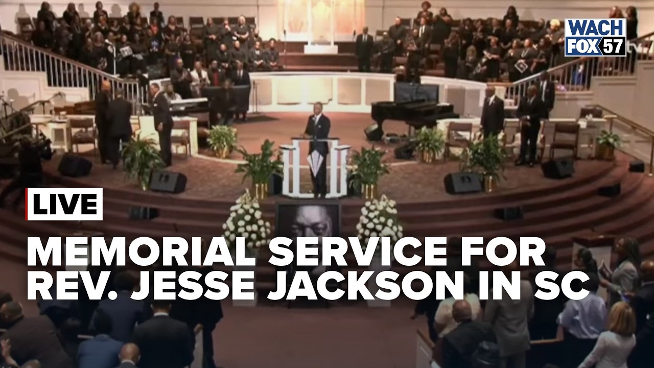 Memorial service for Rev. Jesse Jackson at Brookland Baptist Church