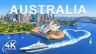 [4K] Australia 🇦🇺 Sydney Opera House & Harbour | Coastal Skyline, Beaches & Ocean Views