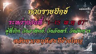 #ดวงรายปักษ์ คนเกิดวัน "อาทิตย์,จันทร์,อังคาร"ประจำวันที่ 1-15 พ.ค 67 โดย "หมอฮัน มหาทักษา"