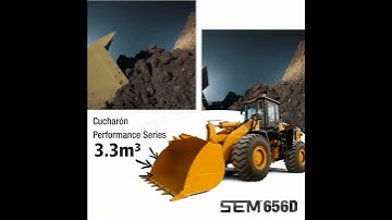 SEM656D 5 tons Wheel Loader 3.3 m³ Bucket with Tooth Working Performance #wheelloader #wheelloaders