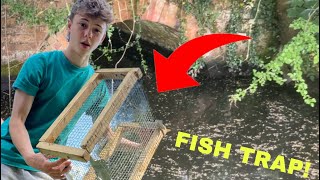 Making FISH TRAPS to catch FISH!