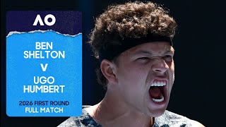 Ben Shelton v Ugo Humbert Full Match | Australian Open 2026 First Round screenshot 3