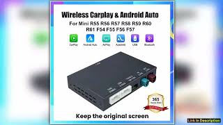 AUTOABC Wireless CarPlay Android Auto for Mini R55 R56 R57 R58 R59 R60 R61 F54 F55 F56 F57 Clubman