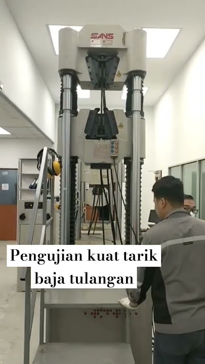 Alat pengujian kuat tarik besi
