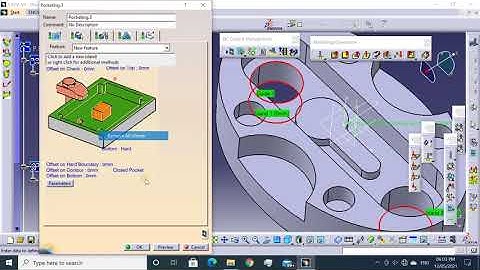 Catia Nc Programming Exercise - 31 #facing #pocketing #profilecontouring #drilling #catianc #ncprogr
