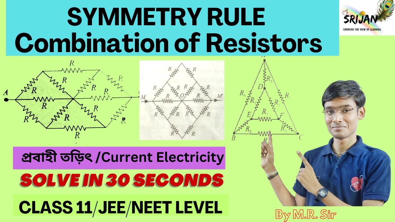 Current Electricity Symmetry Rule Combination Of Resistors current electricity symmetry rule combination of resistors