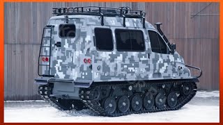 GAZ 3409 - Tracked ATV that Can Drive on Public Roads.