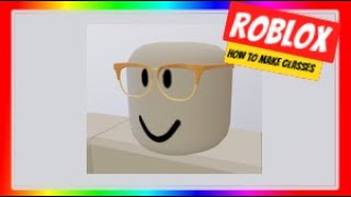 HOW TO MAKE GLASSES! (2020) | Roblox   Blender