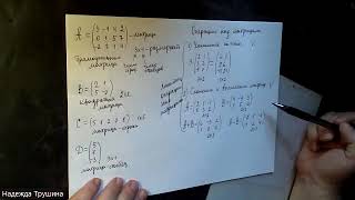 Матрицы, действия над ними, вычисление определителей 3 порядка. Метод Крамера для решения систем.