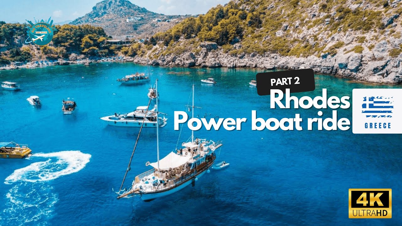 Rhodes by Sea in 4K | Luxury Power Boat Tour of Greece’s Most Stunning Coastline