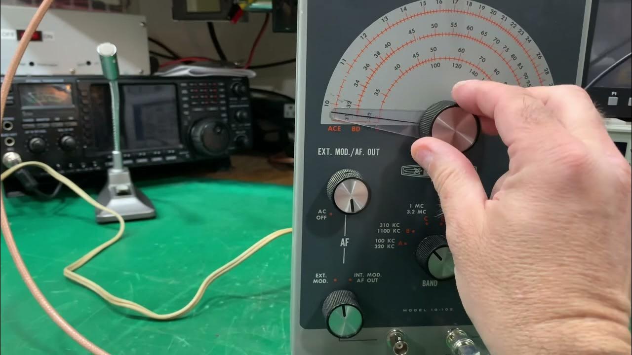 HEATHKIT IG-102 RF Signal Gen - YouTube