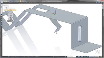 Sheet Metal Design-  Siemens Solid Edge Tutorial