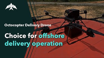 50kg Octocopter Delivery Drone Flight | Alphaswift