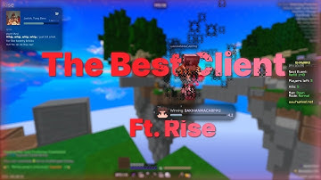 This client has a FULL 00 VELOCITY and a SPIDER For Hypixel | Cheating on hypixel w/Rise Client
